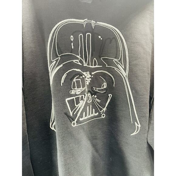 Gap x Star Wars Men's Heavyweight Varsity Hooded Jacket Darth Vader Edition Xxl - Picture 5 of 10